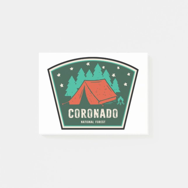Coronado National Forest Camping Post-it Block (Framsida)