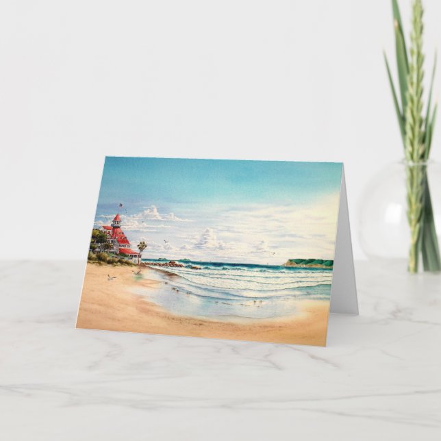 CORONADO-STRAND KORT (Framsida)