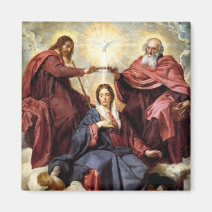 Coronation av den jungfruliga Mary magneten Magnet