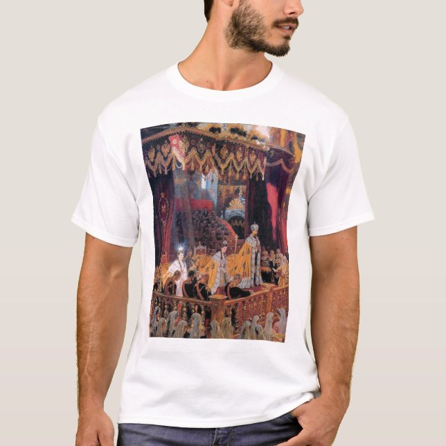Coronation av Nicholas II T-shirt (Framsida)