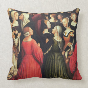 Coronation av oskulden, 1513 (olja på panelen) kudde