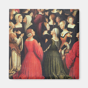 Coronation av oskulden, 1513 (olja på panelen) magnet