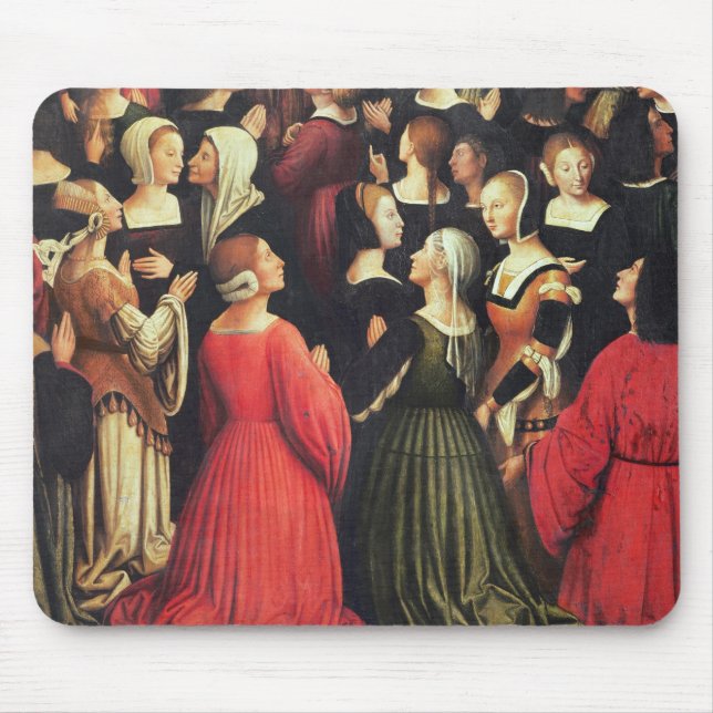 Coronation av oskulden, 1513 (olja på panelen) musmatta (Framsidan)