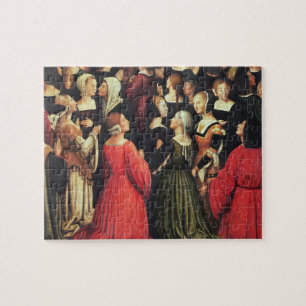 Coronation av oskulden, 1513 (olja på panelen) pussel