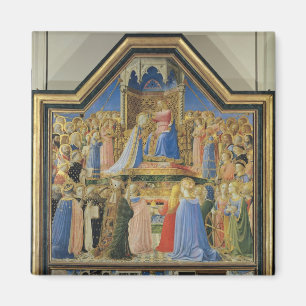 Coronation av oskulden, c.1430-32 magnet
