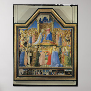 Coronation av oskulden, c.1430-32 poster