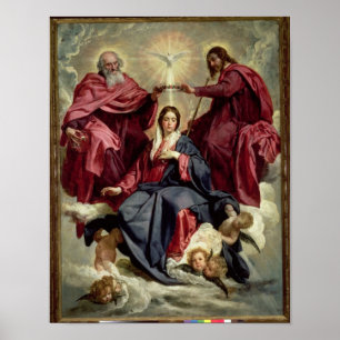 Coronation av oskulden, c.1641-42 poster