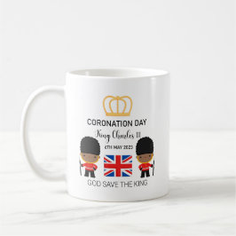 Coronation Day 2023 Kung Charles III personlig Kaffemugg