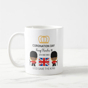 Coronation Day 2023 Kung Charles III personlig Kaffemugg