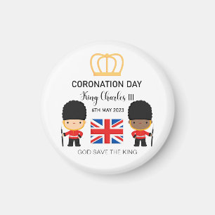 Coronation Day 2023 Kung Charles III Personlig Magnet