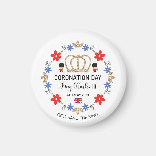 Coronation Day 2023 Kung Charles III Personlig Magnet