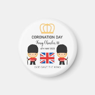 Coronation Day 2023 Kung Charles III Personlig Magnet