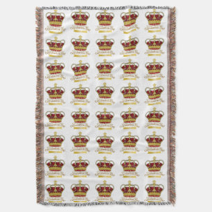Coronation Day Krona Filt