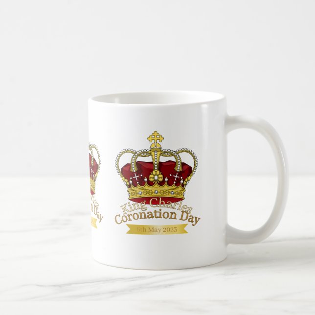 Coronation Day Krona Kaffemugg (Höger)