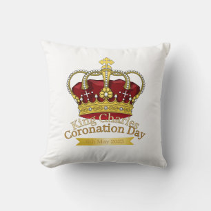 Coronation Day Krona Kudde