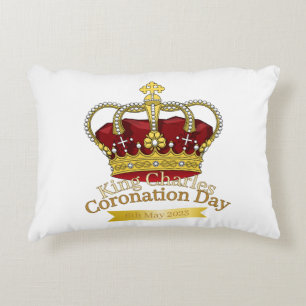 Coronation Day Krona Prydnadskudde