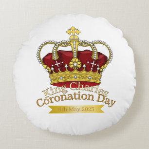 Coronation Day Krona Rund Kudde
