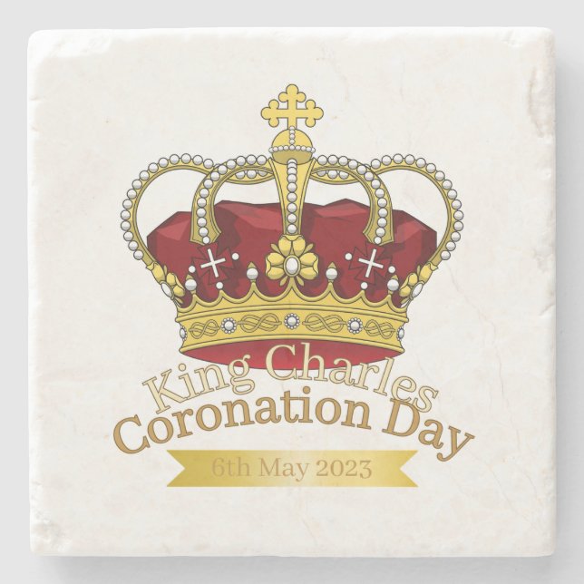 Coronation Day Krona Stenunderlägg (Framsidan)