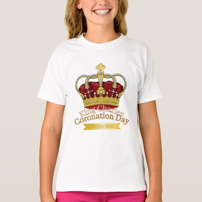 Coronation Day Krona T-Shirt (Framsida)