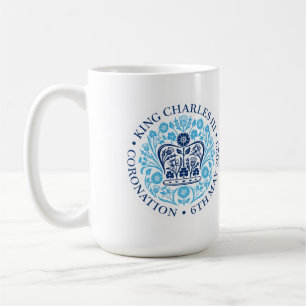 Coronation Emblem of Kung Charles 2023 Kaffemugg