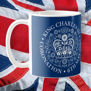 Coronation Emblem of Kung Charles 2023 Kaffemugg
