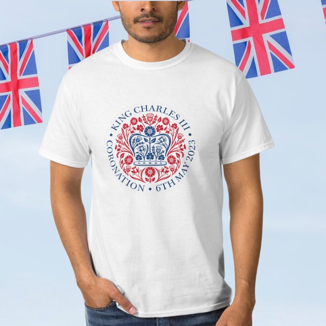 Coronation Emblem of Kung Charles 2023 T Shirt (Skapare uppladdad)