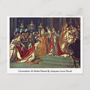 Coronation in Notre Dame av Jacques-Louis David Vykort