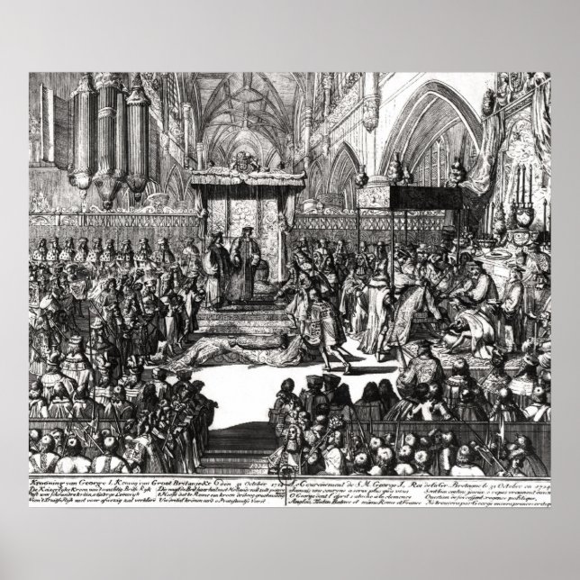 Coronation Kung George I Poster (Framsidan)