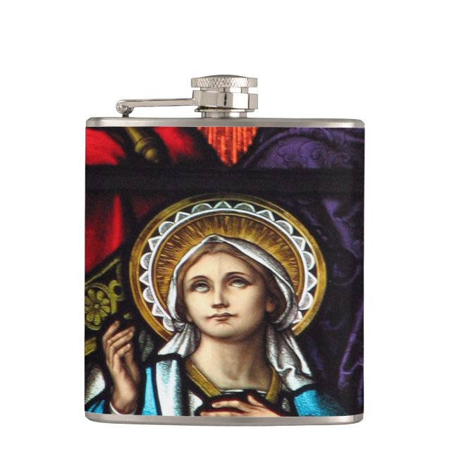 Coronation of Blsed Virgin Mary Stached Glass Fickplunta (Framsidan)