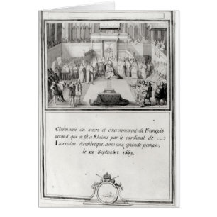 Coronation of Francis II Hälsningskort