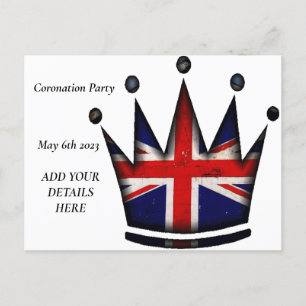 Coronation of Kung Charles III Postcard Vykort