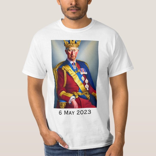 Coronation of Kung Charles III T-Shirt (Framsida)