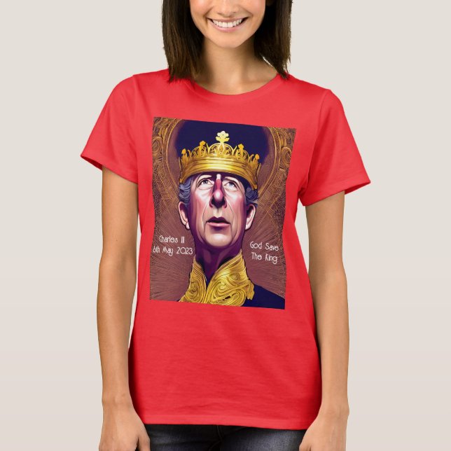 Coronation of Kung Charles III T Shirt (Framsida)