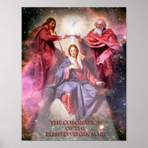 Coronation of the Blsed Virgin Mary. Poster