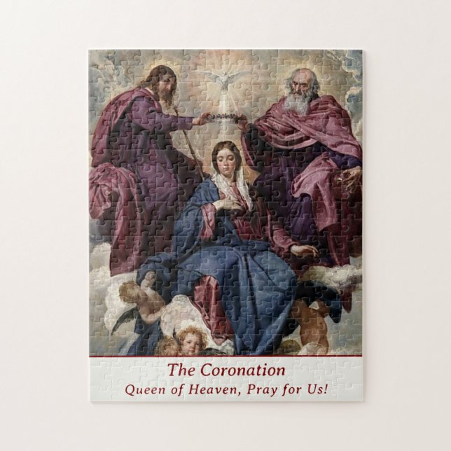 Coronation of the Blsed Virgin Mary Pussel (Vertikal)