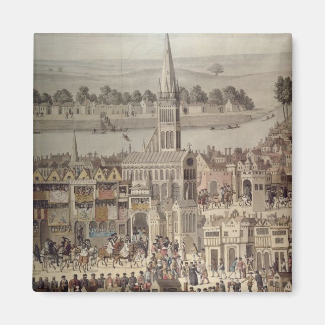 Coronation Procession of Kung Edward VI Magnet (Framsidan)