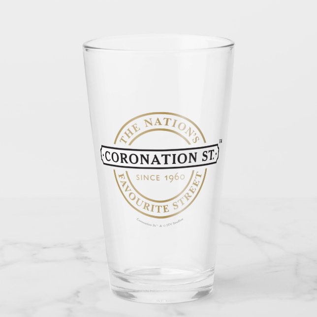 Coronation Street - Logotyp Glaskopp (Framsida)