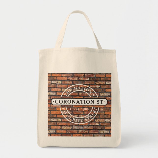 Coronation Street - Logotyp Livsmedel Tote Tygkasse (Framsidan)