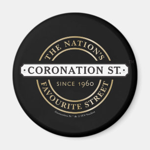 Coronation Street - Logotyp Magnet