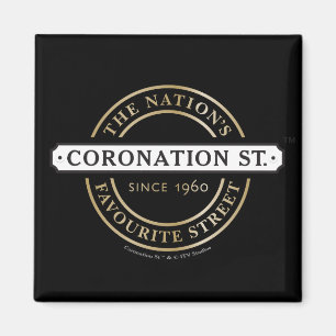 Coronation Street - Logotyp Magnet