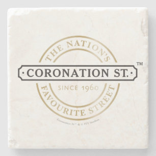 Coronation Street - Logotyp Stenunderlägg