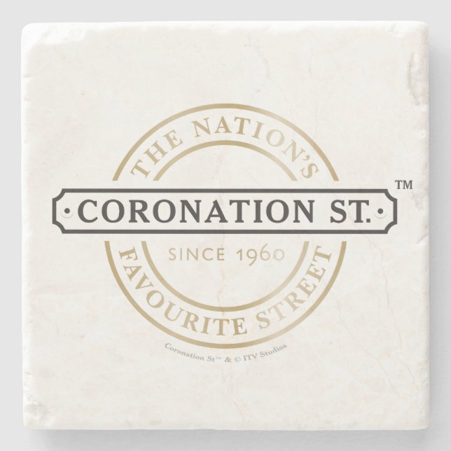 Coronation Street - Logotyp Stenunderlägg (Framsidan)