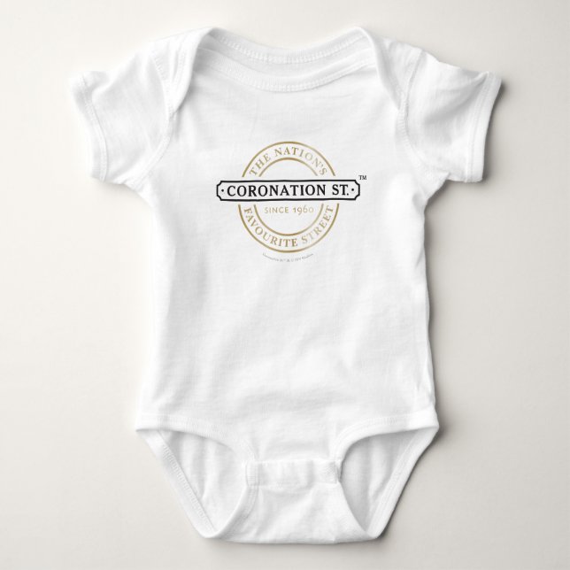 Coronation Street - Logotyp T Shirt (Framsida)