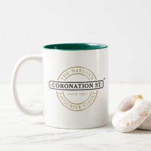 Coronation Street - Logotyp Två-Tonad Mugg