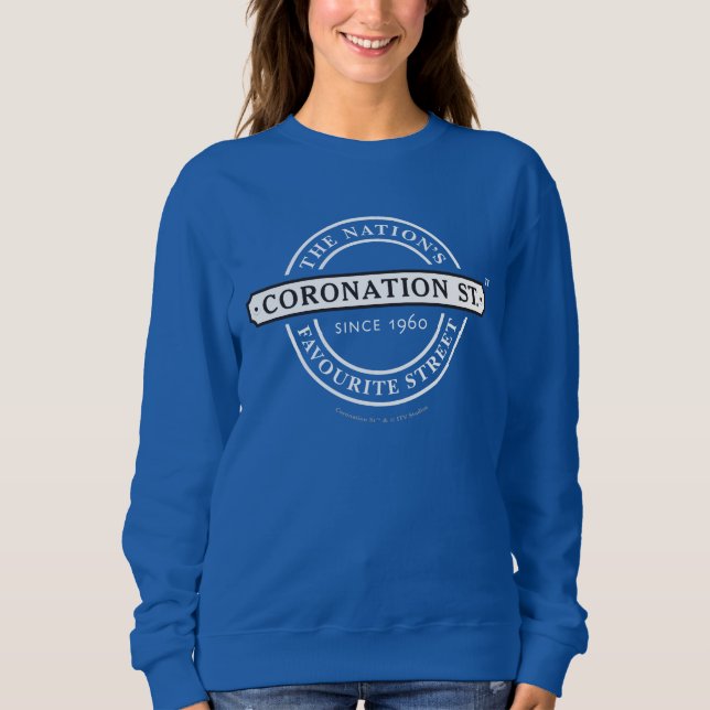 Coronation Street - Logotyp Women's Sweatshirt T Shirt (Framsida)
