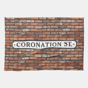Coronation Street - Sign Kökshandduk