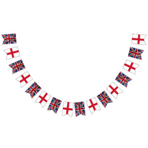 Coronation Union Jack England bunting Vimplar