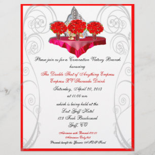 Coronation Victory Brunch Anpassningsbar Flyer