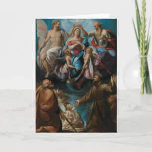 Coronation Virgin Mary St. Joseph Francis Kort