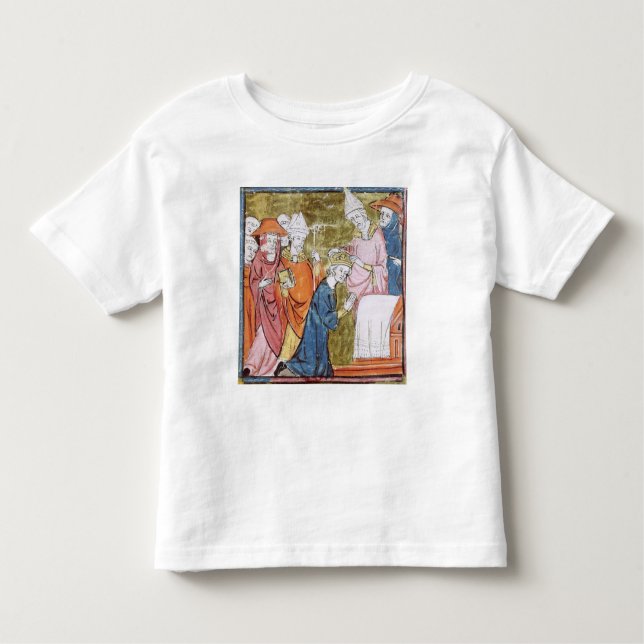 Coronationen av kejsaren Charlemagne Tee Shirt (Framsida)
